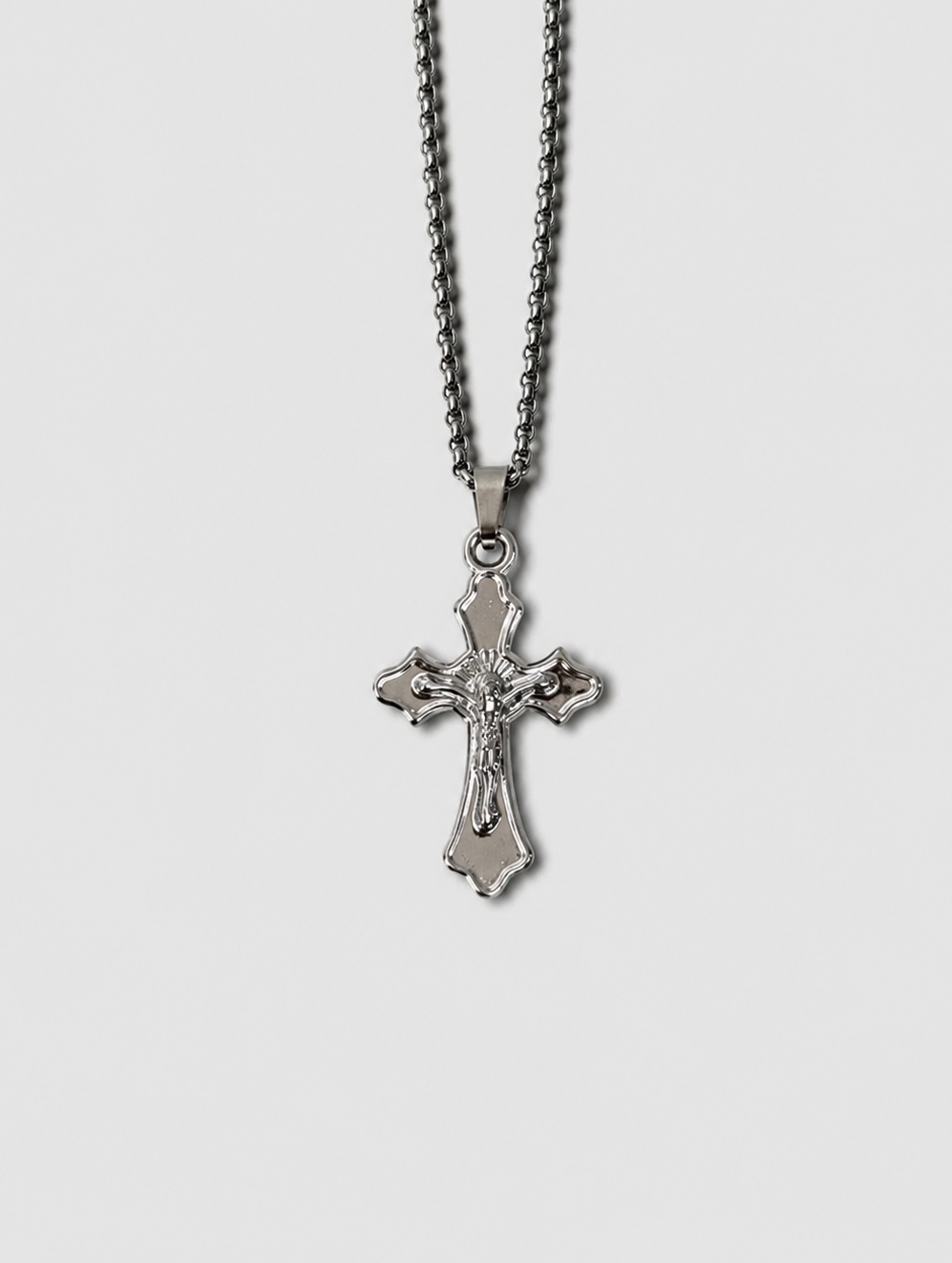 FLORAL CROSS PENDANT